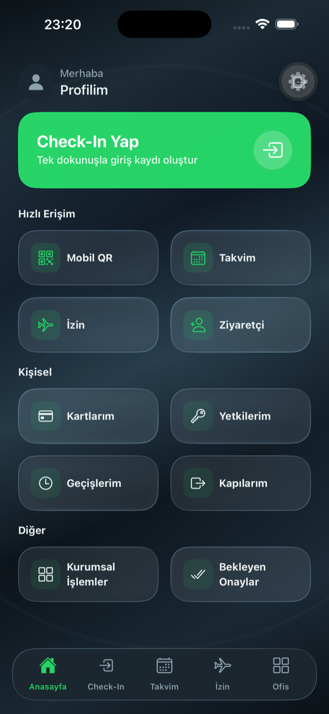 UniPass mobil uygulama